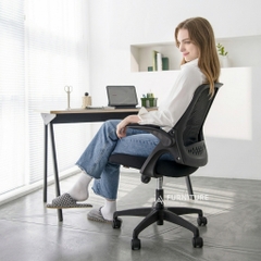 Ghế Xoay Văn Phòng Lưng Lưới NEO - Ghế Làm Việc Văn Phòng Cao Cấp, Tay Nâng Linh Hoạt | Nội Thất Anh Hoàng