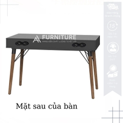Bàn Làm Việc ELLE Decor Thiết Kế Phong Cách, 2 Ngăn Kéo Để Đồ, 4 Chân Gỗ Gọn Gàng Vững Chắc, Kích Thước Rộng Rãi | ELLE