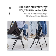 Ghế Gấp Gaming- Ghế Xếp Văn Phòng Di Động, Chịu Tải Cao, Tiện Lợi | Nội Thất Anh Hoàng