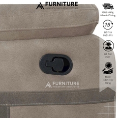 Ghế Sofa Chỉnh Cơ Có Chức Năng Ngả Cao Cấp Chất Vải Giả Da Form To Dày Dặn | SOFA99 | Nội Thất Anh Hoàng