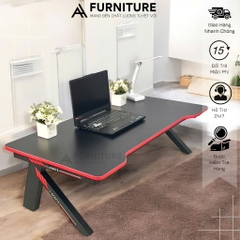 1 Bộ Bàn Ghế Máy Tính Gaming Splus Màu Đen Gấp Gọn Tiện Lợi KB02 + Tatami Xám | Nội Thất Anh Hoàng
