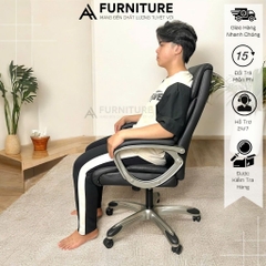 Ghế Giám Đốc Văn Phòng Loại To , Ghế Xoay Da Pu Cao Cấp | Nội Thất Anh Hoàng
