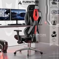 Ghế Xoay Gaming Công Thái Học Thiết Kế Độc Đáo – Có Chế Độ Trượt Mâm Ngồi, Ngả Thư Giãn | AH88 | Nội Thất Anh Hoàng