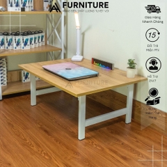 Bàn Ngồi Bệt Gỗ MDF Size 80x60x35cm - Bàn Gập Gọn Chân Tiện Lợi | Mã UH80 | Nội Thất Anh Hoàng