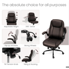 Ghế văn phòng công thái học NEO CHAIR Ghế giám đốc bọc da
