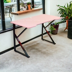 Bàn Máy Tính Chữ K Màu Trắng Mặt Gaming Bo Góc Size Lớn 120x60 Cao 75cm | KT120 | Nội Thất Anh Hoàng