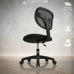 Ghế Văn Phòng ETC Grey Chân Xoay Không Tay Vịn Lưng Lưới Cao Cấp Thoáng Khí – Thoải Mái Tối Đa, Hiệu Suất Vượt Trội | ETC