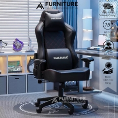 Ghế Gaming Cao Cấp Ngả Nằm Sâu, Form To Dày Tay Tuỳ Chỉnh Có Gác Chân Da Pu Cao Cấp | AH10
