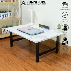 Bàn Ngồi Bệt Gỗ MDF Size 80x60x35cm - Bàn Gập Gọn Chân Tiện Lợi | Mã UH80 | Nội Thất Anh Hoàng