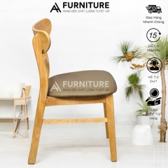 Ghế Gỗ Mango Bọc Nệm – Ăn Uống, Học Tập, Decor Đều Phù Hợp