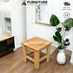 Bàn Ghế Gỗ Nhỏ Gọn Cho 2 Người – Dùng Ăn, Học Bài, Căn Hộ Mini