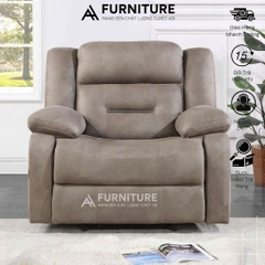 Ghế Sofa Chỉnh Cơ Có Chức Năng Ngả Cao Cấp Chất Vải Giả Da Form To Dày Dặn | SOFA99 | Nội Thất Anh Hoàng
