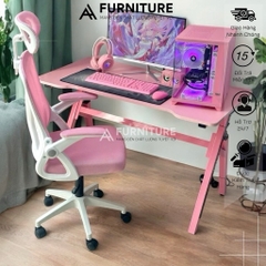 Bàn Làm Việc Gaming Màu Đỏ Size Lớn 120x60cm Chữ Y Chân Sắt Sơn Tĩnh Điện - Chuẩn Bị Hàng Trong 24h | ZG02 | Nội Thất Anh Hoàng