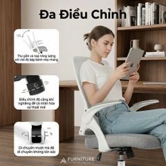 Ghế Xoay Văn Phòng Lưng Lưới DBS - Ghế Làm Việc Công Thái Học Cao Cấp, Tay Nâng Linh Hoạt | Nội Thất Anh Hoàng