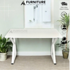 Bàn Gaming Chữ K Màu Trắng Size Lớn 120x60 Cao 75cm Sơn Tĩnh Điện Chống Trầy Thiết Kế Hiện Đại, Siêu Chắc Chắn | Mã K02 | Nội Thất Anh Hoàng