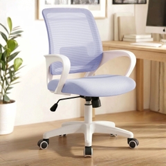 Ghế Văn Phòng M28 Purple Chân Xoay Lưng Lưới Cao Cấp – Đệm Êm Ái Ngồi Lâu Không Mỏi Thoải Mái Tối Đa, Hiệu Suất Vượt Trội | M28