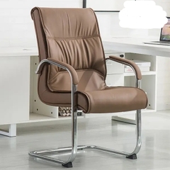 Ghế Văn Phòng Chân Quỳ Cao Cấp Bọc Da Êm Ái Chân Đúc | W118 | Nội Thất Anh Hoàng