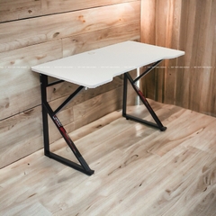 Bàn Máy Tính Chữ K Màu Trắng Mặt Gaming Bo Góc Size Lớn 120x60 Cao 75cm | KT120 | Nội Thất Anh Hoàng
