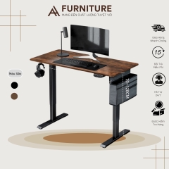 Bàn DJ, Bàn Làm Việc Nâng Hạ Thông Minh 2 Motor Size 1m2 tặng túi treo | GC02 | Nội Thất Anh Hoàng