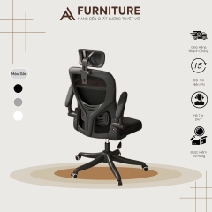 Ghế Xoay Công Thái Học Xoay 360 Tay Chỉnh Thiết Kế Tựa Lưng Chống Đau Lưng | TA01 | Nội Thất Anh Hoàng