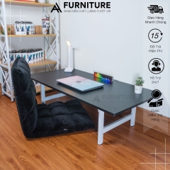 1 Bộ Bàn Ghế Ngồi Bệt Gấp Gọn Lắp Sẵn – Bàn Học Gỗ Ngồi Làm Việc & Ghế Tatami Cao Cấp | Nội Thất Anh Hoàng