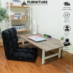 1 Bộ Bàn Ghế Ngồi Bệt Gấp Gọn Lắp Sẵn – Bàn Học Gỗ Ngồi Làm Việc & Ghế Tatami Cao Cấp | Nội Thất Anh Hoàng