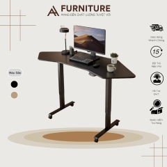 Bàn Nâng Hạ Oval 2 Motor Size 1m8 | OGC02 | Nội Thất Anh Hoàng