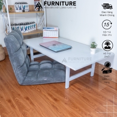 1 Bộ Bàn Ghế Ngồi Bệt Gấp Gọn Lắp Sẵn – Bàn Học Gỗ Ngồi Làm Việc & Ghế Tatami Cao Cấp | Nội Thất Anh Hoàng