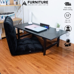 1 Bộ Bàn Ghế Ngồi Bệt Gấp Gọn Lắp Sẵn – Bàn Học Gỗ Ngồi Làm Việc & Ghế Tatami Cao Cấp | Nội Thất Anh Hoàng