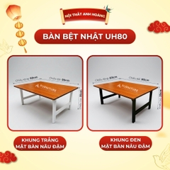Bàn Học Ngồi Bệt Kiểu Nhật Có Nhiều Size Tùy Chọn - Bàn Gập Gọn Tiện Lợi | Nội Thất Anh Hoàng