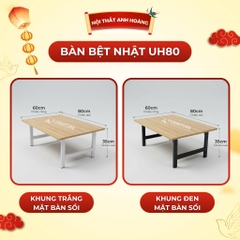 Bàn Học Ngồi Bệt Kiểu Nhật Có Nhiều Size Tùy Chọn - Bàn Gập Gọn Tiện Lợi | Nội Thất Anh Hoàng