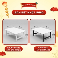 Bàn Học Ngồi Bệt Kiểu Nhật Có Nhiều Size Tùy Chọn - Bàn Gập Gọn Tiện Lợi | Nội Thất Anh Hoàng