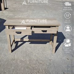 Bàn Làm Việc Thiết Kế Phong Cách Tích Hợp 2 Cổng Sạc USB, 2 Ngăn Kéo Để Đồ, 4 Chân Gỗ Vững Chắc | Code A-216