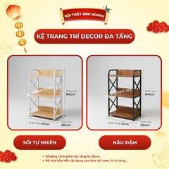 Kệ Trang Trí Decor Đa Tầng – Dùng Làm Kệ Vi Sóng, Đựng Đồ Tiện Lợi | Nội Thất Anh Hoàng