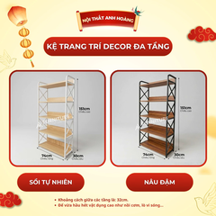 Kệ Trang Trí Decor Đa Tầng – Dùng Làm Kệ Vi Sóng, Đựng Đồ Tiện Lợi | Nội Thất Anh Hoàng
