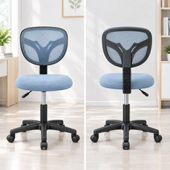 Ghế Văn Phòng ETC Black Chân Xoay Không Tay Vịn Lưng Lưới Cao Cấp Thoáng Khí – Thoải Mái Tối Đa, Hiệu Suất Vượt Trội | ETC