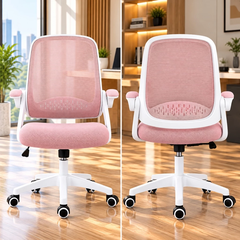 Ghế Xoay Văn Phòng Lưng Lưới NEC Pink - Ghế Làm Việc Văn Phòng Cao Cấp, Tay Nâng Linh Hoạt | Nội Thất Anh Hoàng