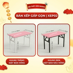 Bàn Xếp Gấp Gọn Tiện Lợi Vững Chắc, Đã Lắp Sẵn Có Nhiều Size – Bàn Học Tập & Làm Việc Cao Cấp | Nội Thất Anh Hoàng