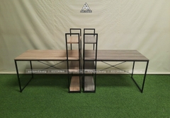 Bàn Học Liền Kệ Đa Năng Sẵn 3 Tầng Để Đồ Tiện Lợi | BLK120 | Nội Thất Anh Hoàng