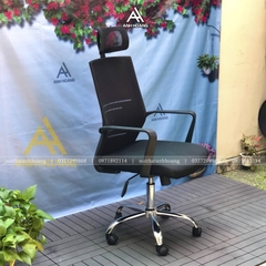 Ghế Văn Phòng Lưng Lưới Có Tựa Đầu Điều Chỉnh Hãng Tân Hoà Việt Nam | TH342 | Nội Thất Anh Hoàng