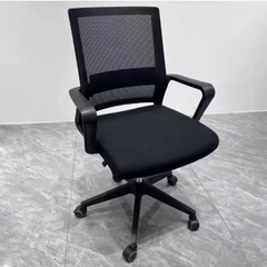 Ghế Xoay Văn Phòng Lưng Lưới Thoáng Khí Chân Nhựa Đúc | 1003 | Nội Thất Anh Hoàng