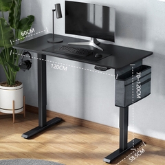 Bàn DJ, Bàn Làm Việc Nâng Hạ Thông Minh 2 Motor Size 1m2 tặng túi treo | GC02 | Nội Thất Anh Hoàng