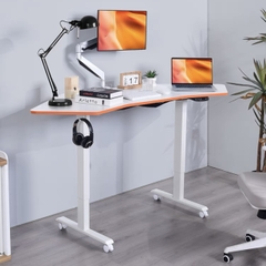 Bàn Nâng Hạ Oval 2 Motor Size 1m8 | OGC02 | Nội Thất Anh Hoàng