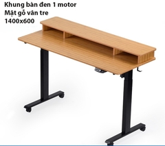 Bàn Nâng Hạ 2 Tầng 1 Motor Size 1m4 | 2T55C01 | Nội Thất Anh Hoàng
