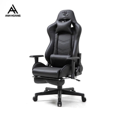 Ghế Stream TS Cao Cấp Ngả Lưng 180° Tay Điều Chỉnh - Da Pu Nano - Có Gác Chân | Nội Thất Anh Hoàng