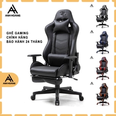 Ghế Stream TS Cao Cấp Ngả Lưng 180° Tay Điều Chỉnh - Da Pu Nano - Có Gác Chân | Nội Thất Anh Hoàng