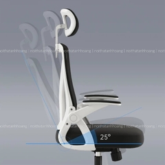Ghế Xoay Văn Phòng Công Thái Học Xoay 360 Tay Điều Chỉnh Chống Đau Mỏi Lưng | T04 | Nội Thất Anh Hoàng
