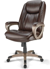 Ghế Xoay 360 Loại Da Form To Dày, Ghế Boss Giám Đốc Lãnh Đạo Cao Cấp Da Pu | 2120 | Nội Thất Anh Hoàng