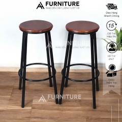 Ghế Quầy Bar Không Tựa Cao 60 Hoặc 75cm Tùy Chọn – Ghế Bar Dùng Cho Quán Cafe, Chụp Ảnh Studio, Nấu Ăn | Nội Thất Anh Hoàng