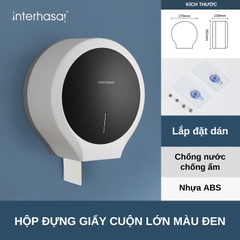 Hộp đựng giấy vệ sinh cuộn lớn Interhasa E1008